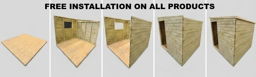 Premium Pent Dog Cabin