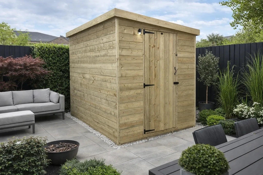 Heavy Duty Tanalised Pent Shed